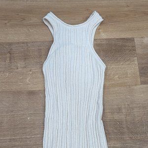 Anthropologie ribbed fitted top size S